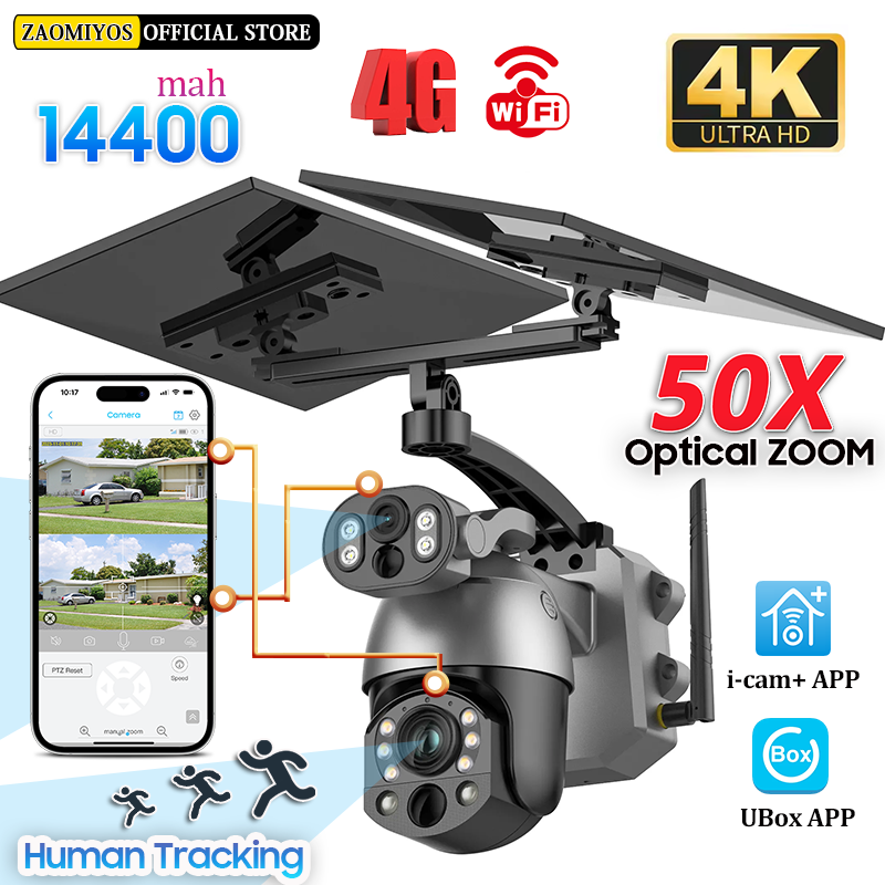 Ip Camera Outdoor 4K - كاميرا 4K 50X ZOOM 10MP تعمل