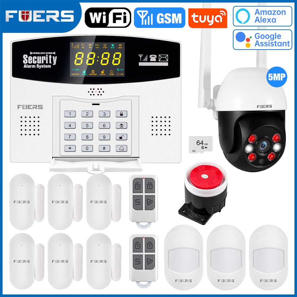 Home Security Number - Fuers Tuya نظام إنذار ذكي عدة