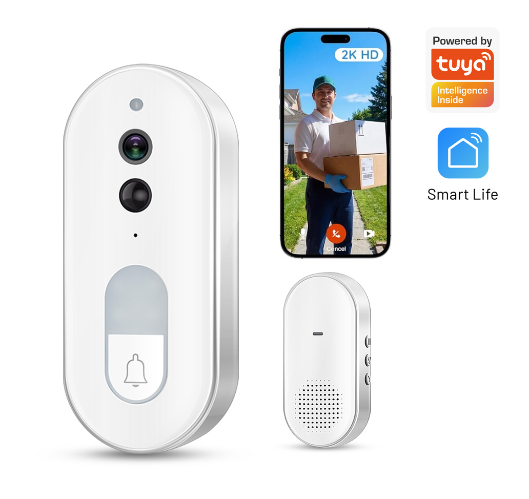 Home Security Monitoring System - جرس باب ذكي لاسلكي من تويا