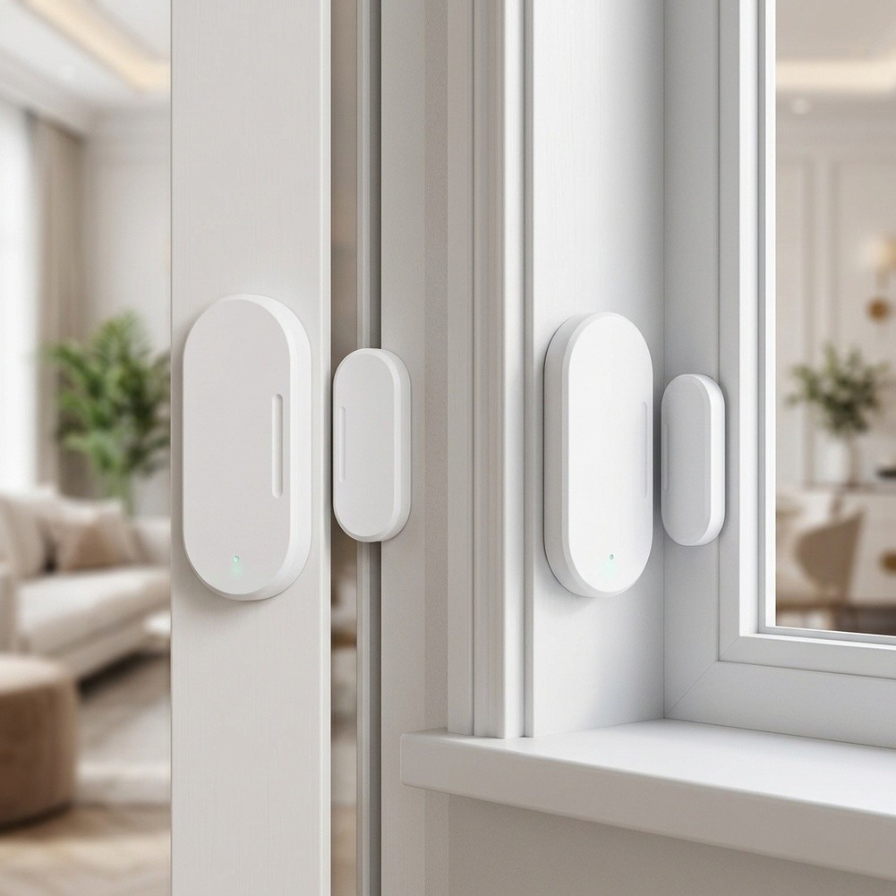 مستشعر الأبواب والنوافذ بتقنية - مراجعة Home Security For Doors وسعره
