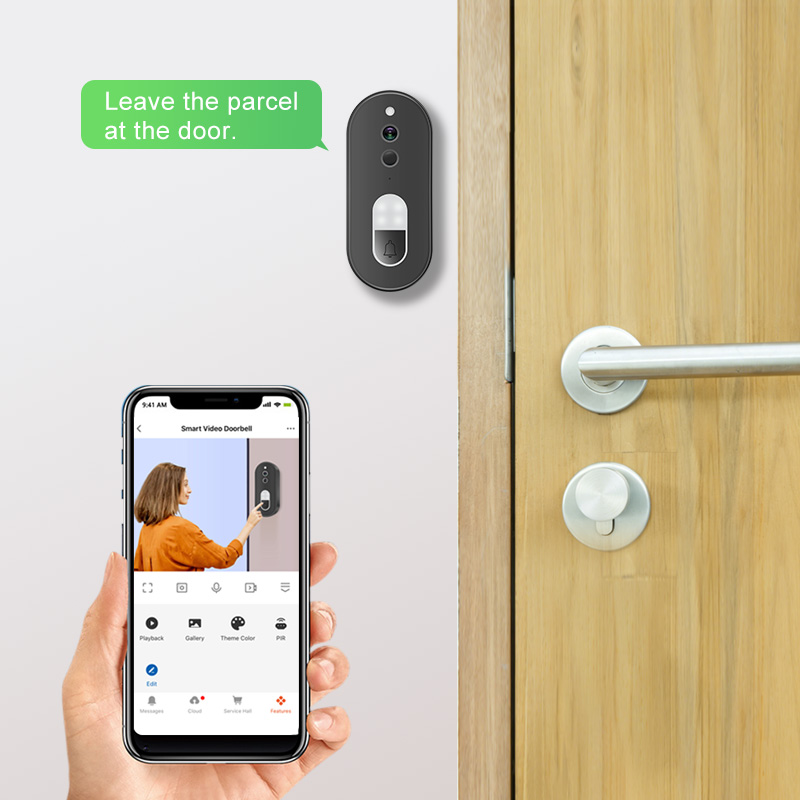 جرس باب ذكي لاسلكي واي فاي بدق - مراجعة Home Security Monitoring System وسعره