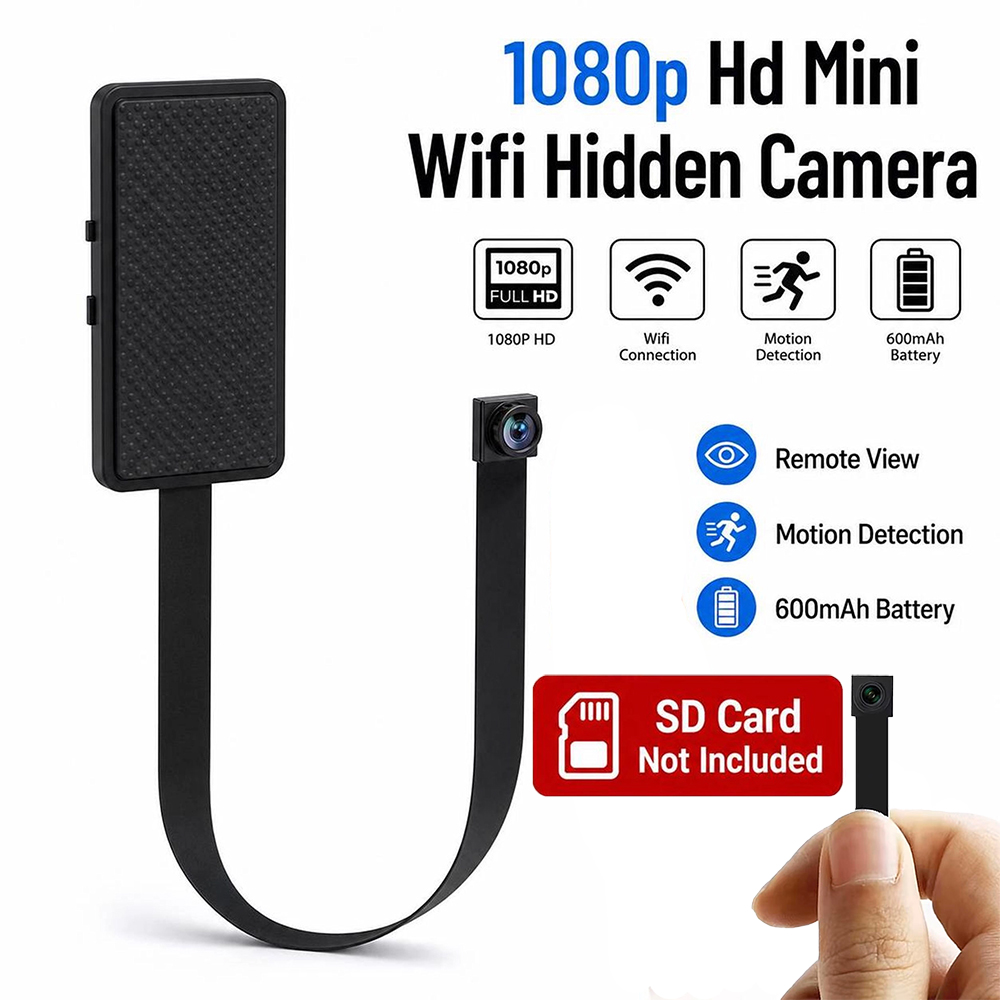 كاميرا واي فاي صغيرة محمولة بد - مراجعة Home Security Hidden Cameras وسعره