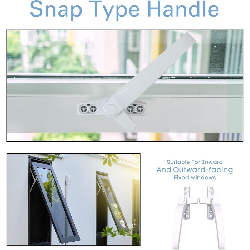مقبض قفل نافذة زجاجية، قطعتان  - مراجعة Home Security Tapo وسعره