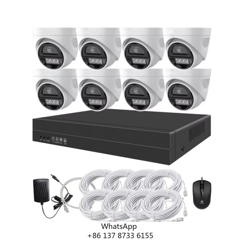 طقم كاميرات مراقبة 4 قنوات و8  - مراجعة Home Security Outdoor وسعره