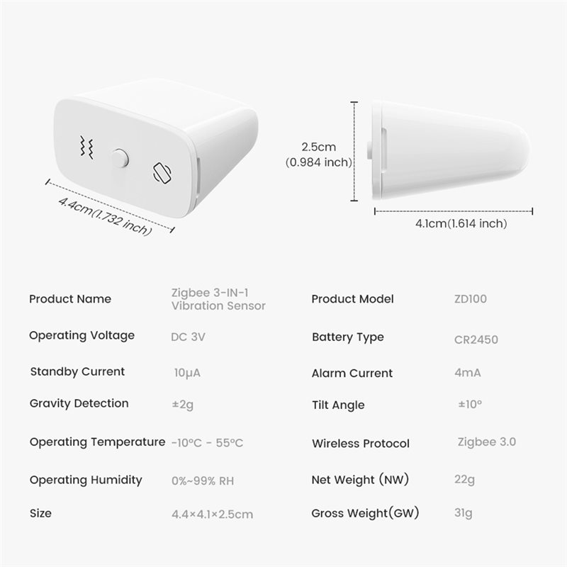 جهاز استشعار الاهتزاز B29C مع  - مراجعة Home Security Monitoring System وسعره