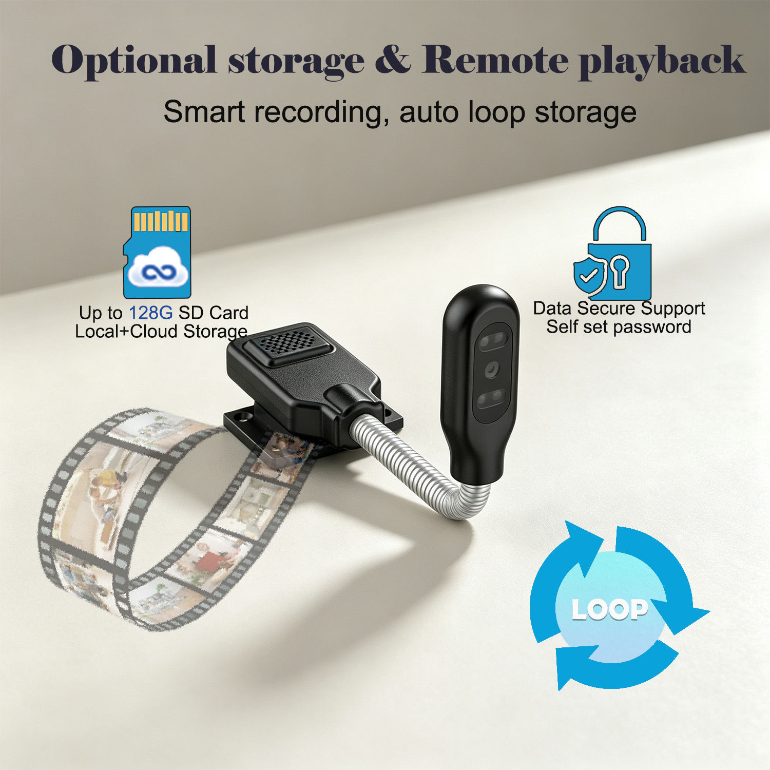 كاميرا مراقبة مرنة للأطفال وال - مراجعة Home Security Hidden Cameras وسعره