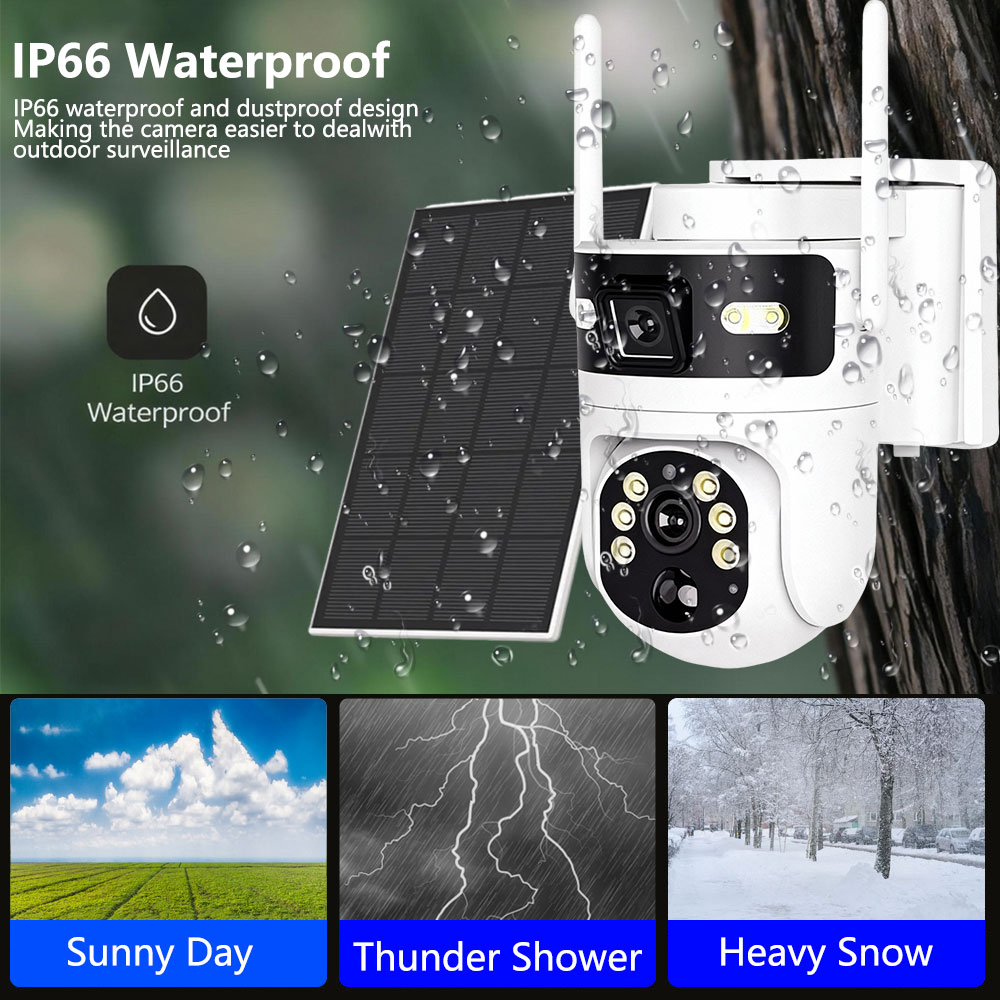 8MP 4K 4G بطاقة SIM PTZ IP كام - مراجعة Ip Camera Outdoor 4K وسعره