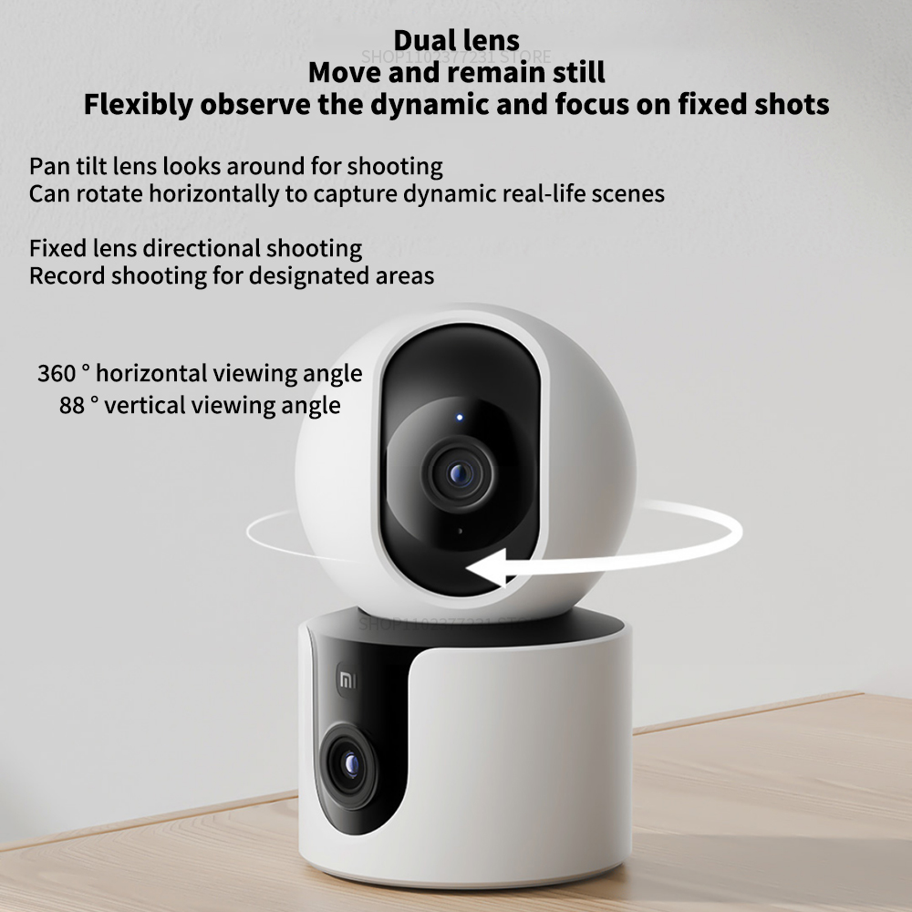كاميرا Xiaomi الذكية C300 عدسة - مراجعة Home Security Camera 360 Xiaomi وسعره