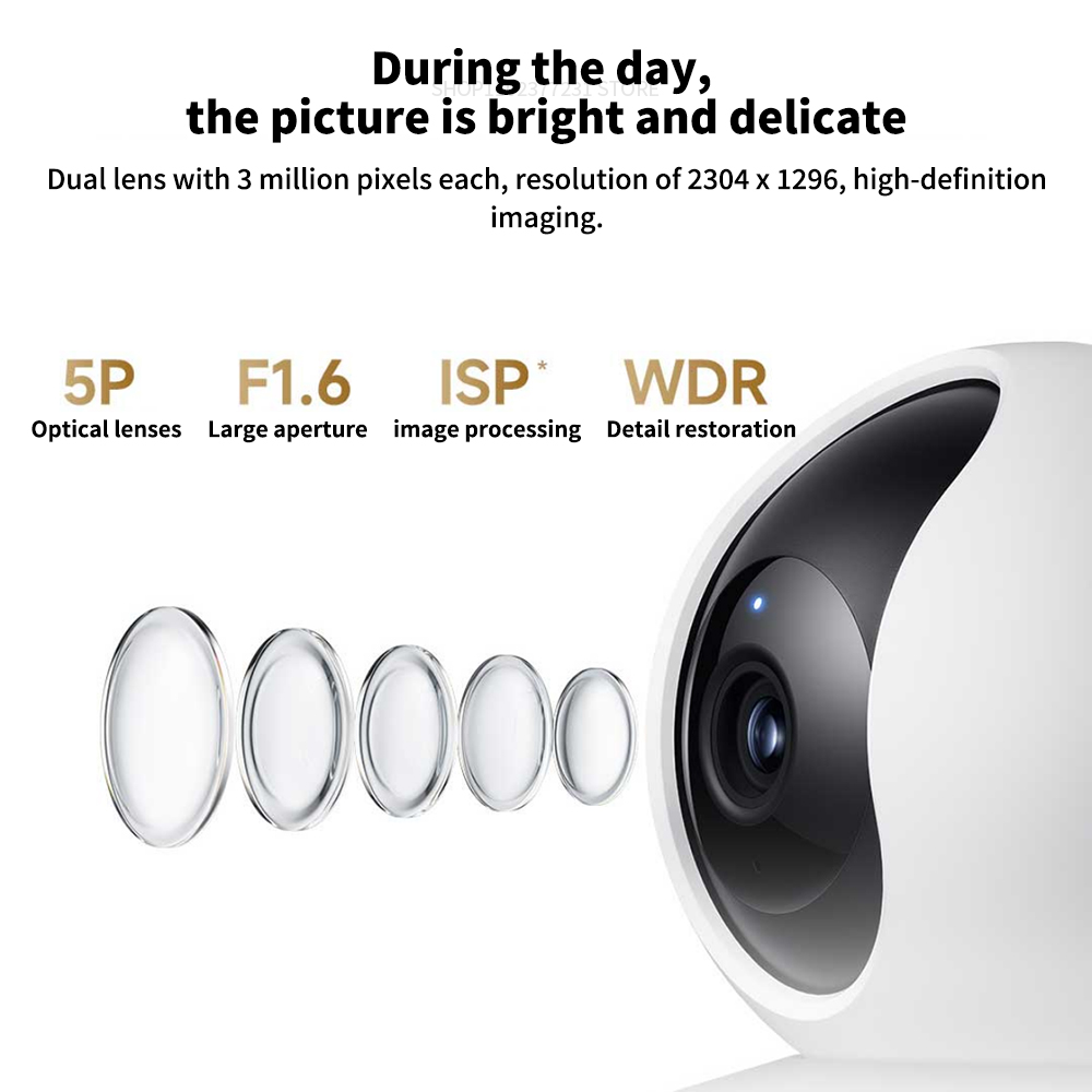 كاميرا Xiaomi الذكية C300 عدسة - مراجعة Home Security Camera 360 Xiaomi وسعره