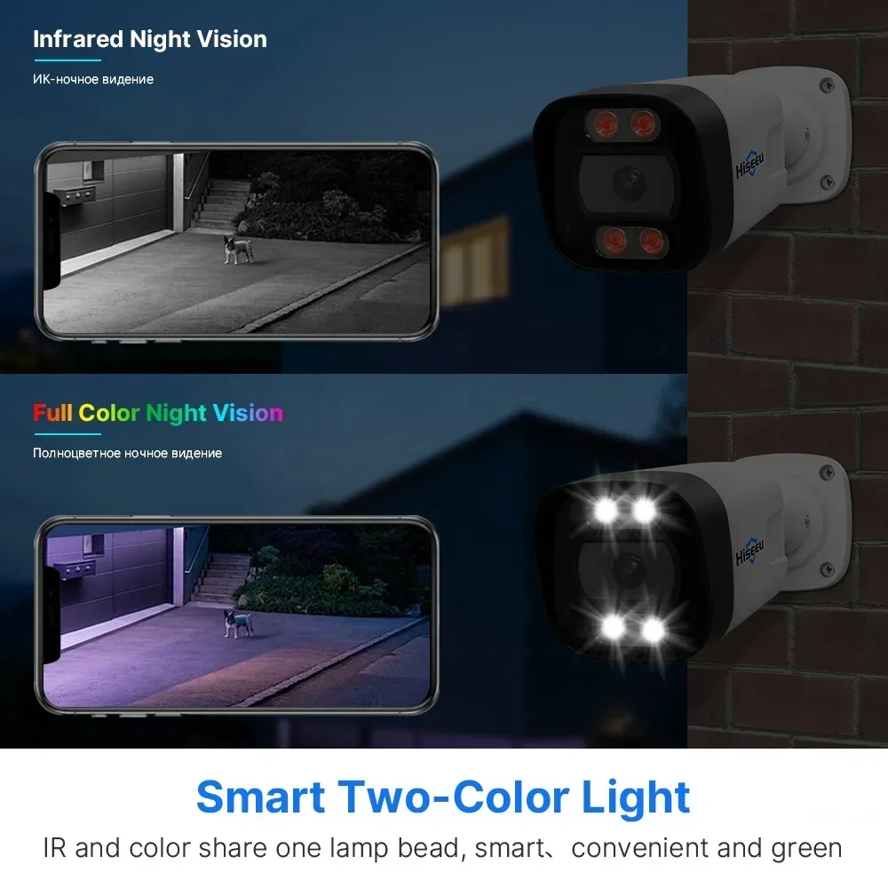 نظام كاميرات مراقبة منزلية His - مراجعة Ip Camera Outdoor 4K وسعره