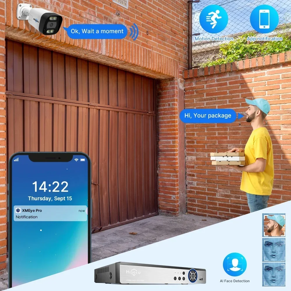 نظام كاميرات مراقبة منزلية His - مراجعة Ip Camera Outdoor 4K وسعره