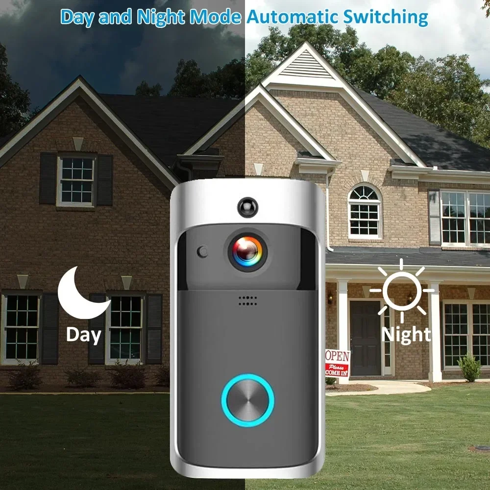 جرس باب ذكي لاسلكي عالي الدقة  - مراجعة Home Security Monitoring System وسعره