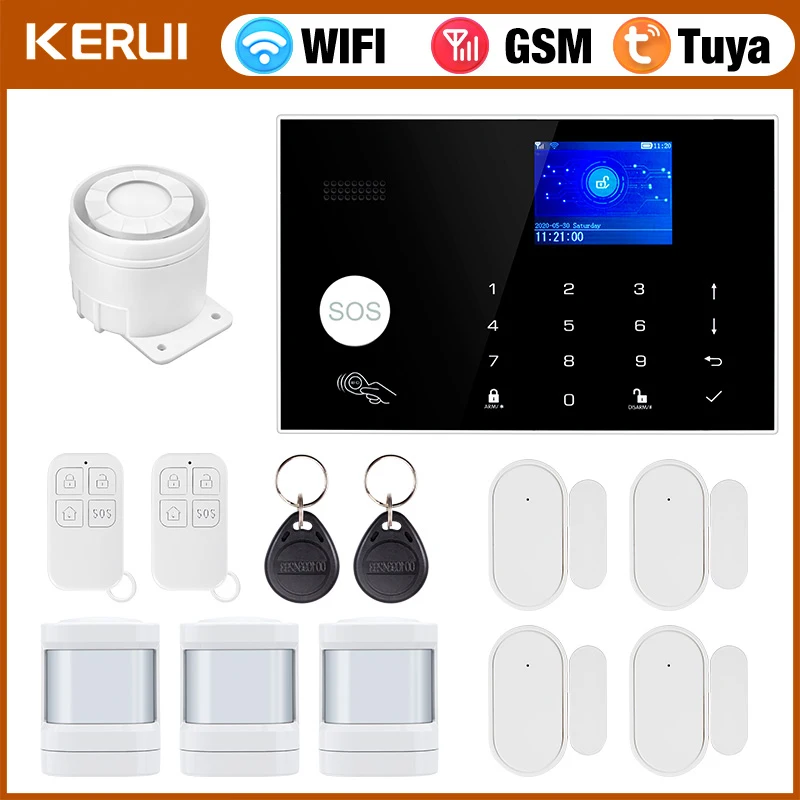 نظام إنذار KERUI G30 للوحة إنذ - مراجعة Keypad Alarm Panel وسعره