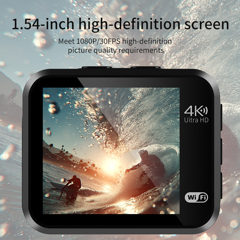 كاميرا أكشن صغيرة بدقة 4K فائق - مراجعة Ip Camera Outdoor 4K وسعره