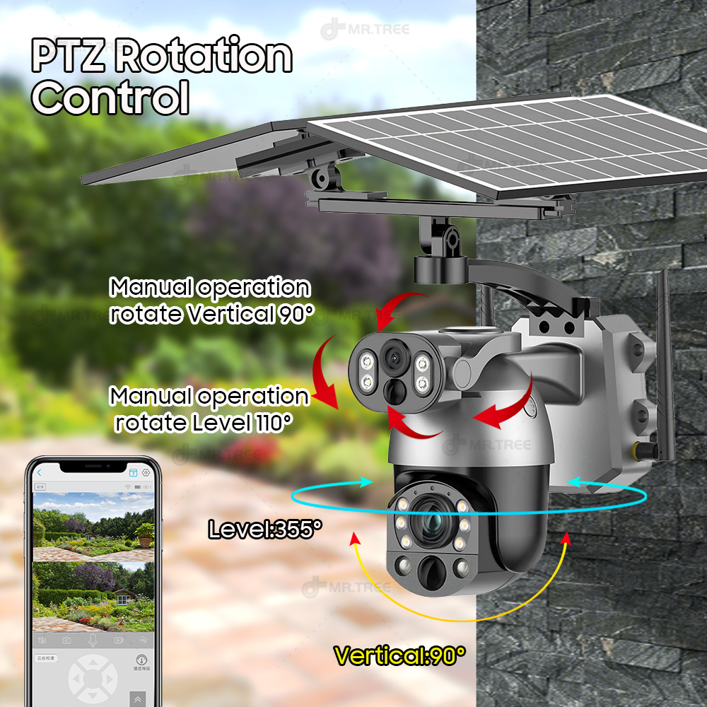 4K 50X زووم بصري عدسة مزدوجة ك - مراجعة Ip Camera Outdoor 4K وسعره